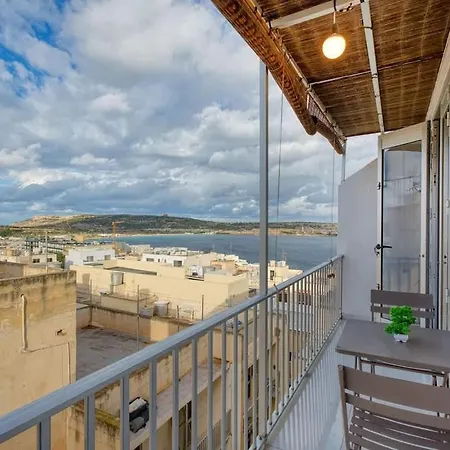 아파트 Mellieha With Sea Views & Magical Sunsets *